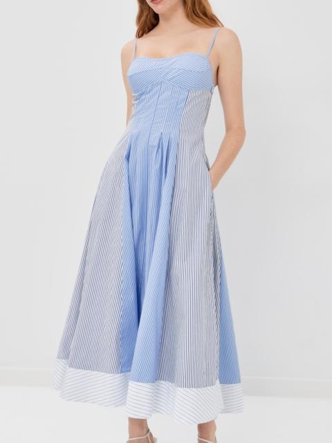 SIMKHAI Chamberlain Cotton Midi Dress