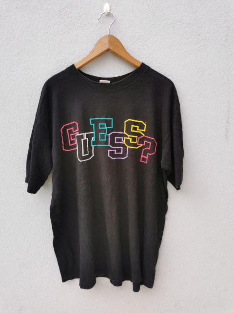 Other Designers Vintage - Vintage Guess Spellout Made in USA