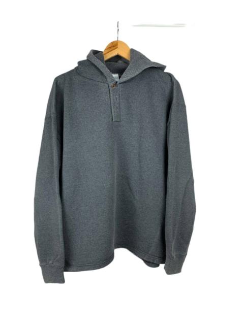 Other Designers Vintage Discus Three Buttons Blank Hoodie