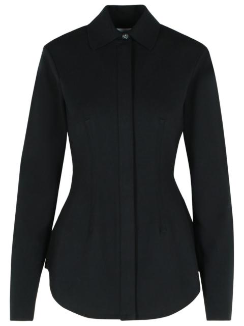 Sportmax Sportmax 'BAFFO' Black Viscose Knit Shirt Women