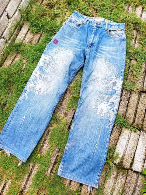 Other Designers Vintage - Vintage Karakuri Tamashii Japan Dragon Jeans