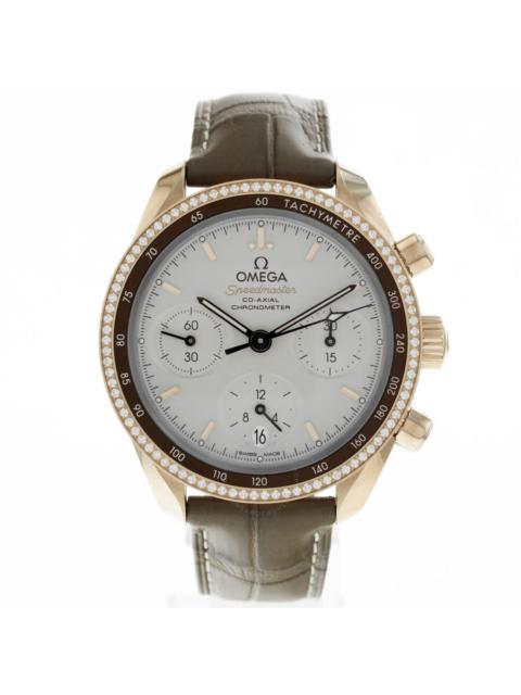 OMEGA Omega Speedmaster Chronograph Automatic Chronometer Diamond Silver Dial Ladies Watch 324.68.38.50.02