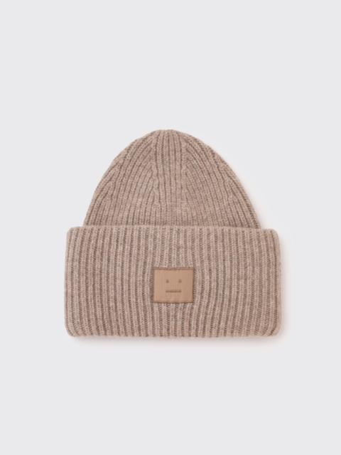 Acne Studios Large Face Logo Beanie