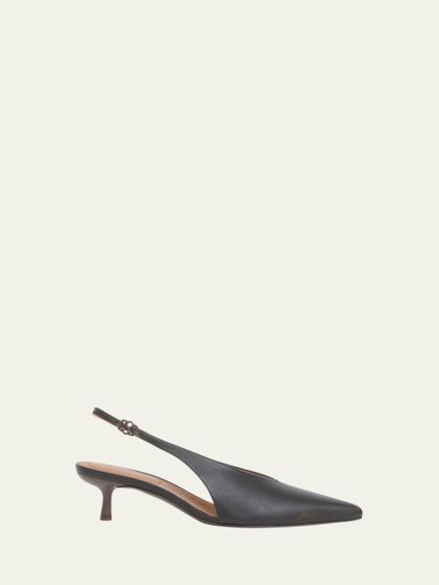 SIMKHAI Sylvie Slingback Kitten-Heel Pumps