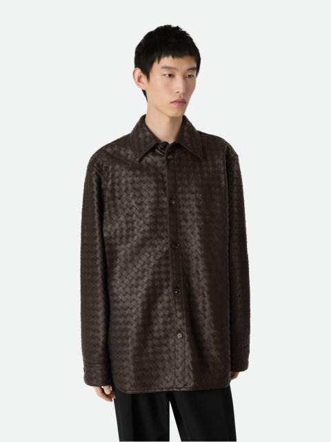 Bottega Veneta Intrecciato Leather Shirt