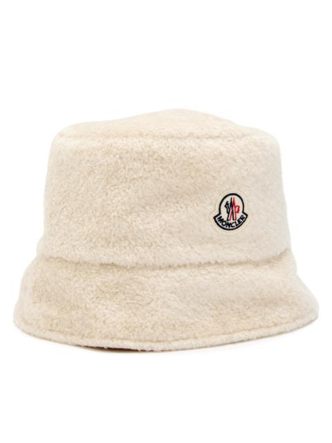 Moncler Moncler Reversible Logo Fleece and Shell Bucket hat