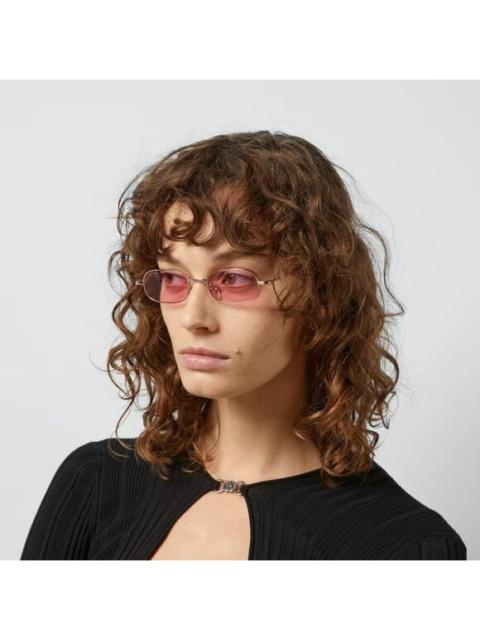 GUCCI NEW Gucci GG1648S 005 Gold Pink Unisex Rectangle Sunglasses GG 1648S