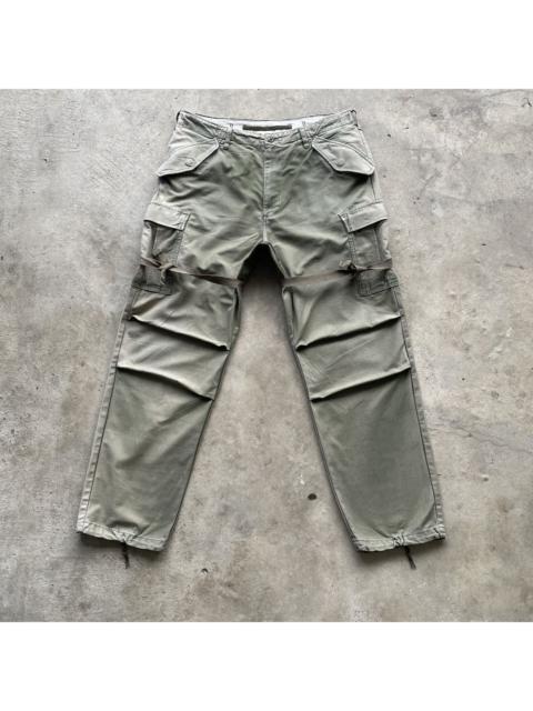 Other Designers Japanese Brand - Vintage Back Number Faded Cargo Parachute Bondage Pants W34