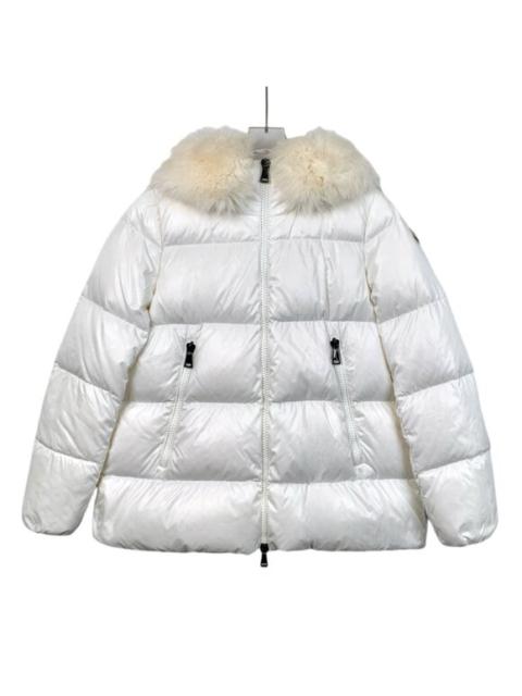 Moncler Moncler Laiche Series White Hooded Down Jacket