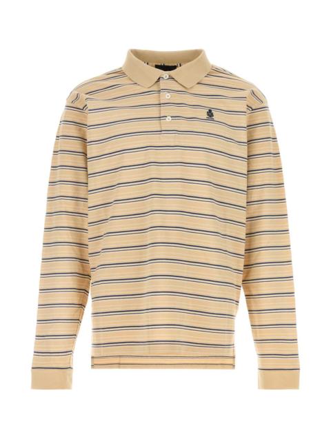 Prada Prada Men Embroidered Piquet Polo Shirt