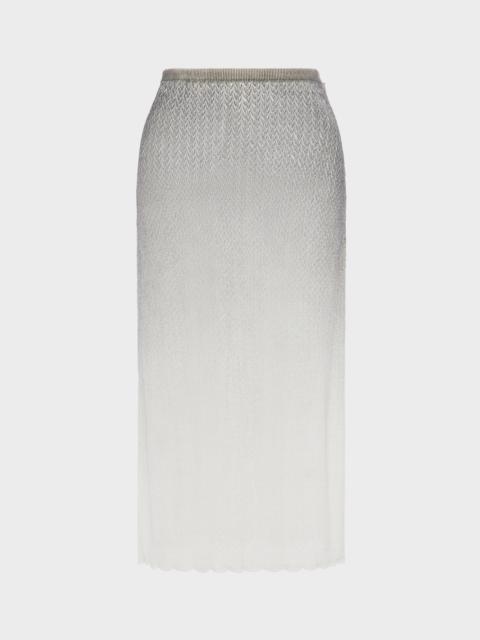 Maison Margiela Sheer knit midi skirt