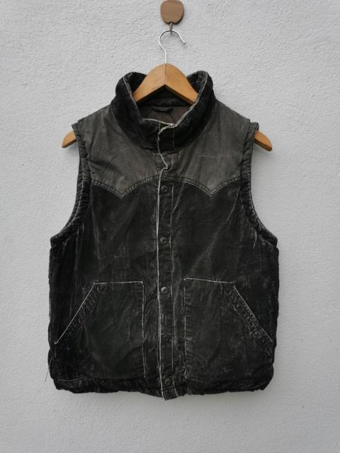 Other Designers Japanese Brand - Back Number Corduroy Puffer Vest
