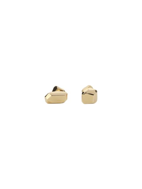 Lanvin Tiny Studs Cubic Metal Earrings