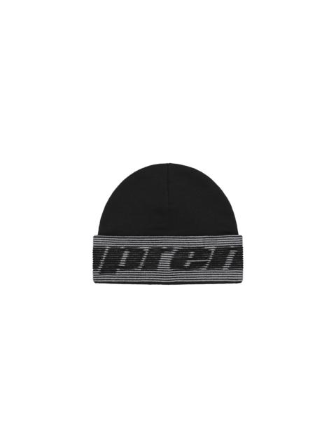 帽子 Supreme Reflective Jacquard Beanie Black Supreme Reflective Jacquard Beanie (FW24) - $40