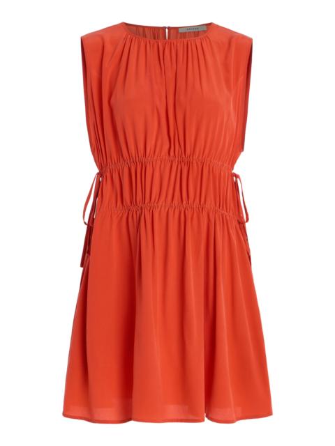 ASCENO The Como Dress orange