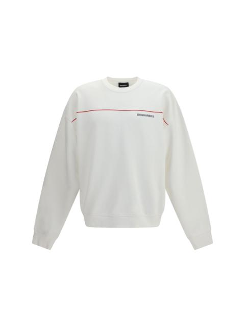 DSQUARED2 Dsquared2 Cotton Crew Neck Sweatshirt With Logo Print
