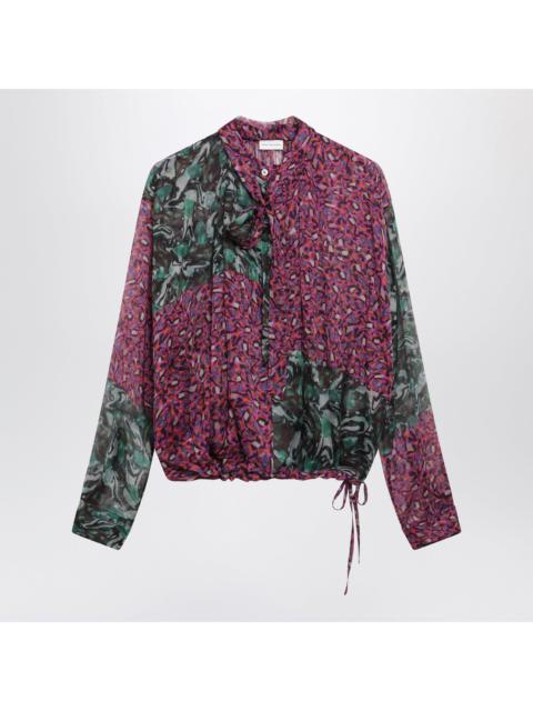 Dries Van Noten Dries Van Noten Multicolored Silk Blouse Women