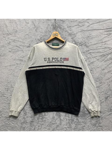 Other Designers U.S. Polo Assn. Big Logo Colorblock Sweatshirts #4342-150