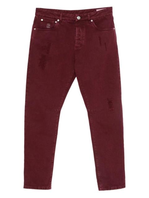 Brunello Cucinelli Brunello Cucinelli Men Dyed Denim Pants