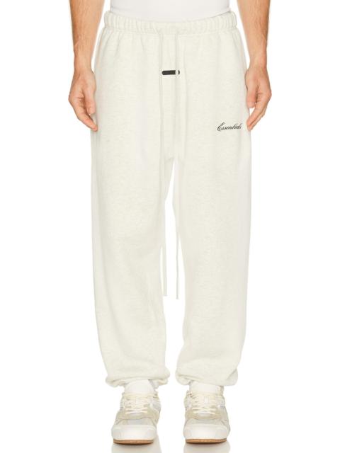 ESSENTIALS Classic Sweatpant in Oatmeal Heather/Light Heather