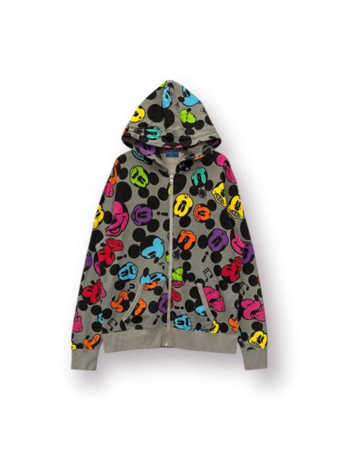 Other Designers Vintage - 🔥 VTG Y2K Mickey Full Printed by DisneyLand Sweat Hoodie