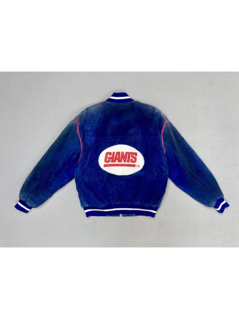 Other Designers Vintage - Vtg American Football Club Giants Varsity Leather Jackets