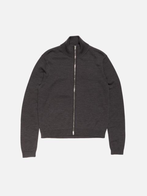 Acne Studios Zip up cardigan - Anthracite grey