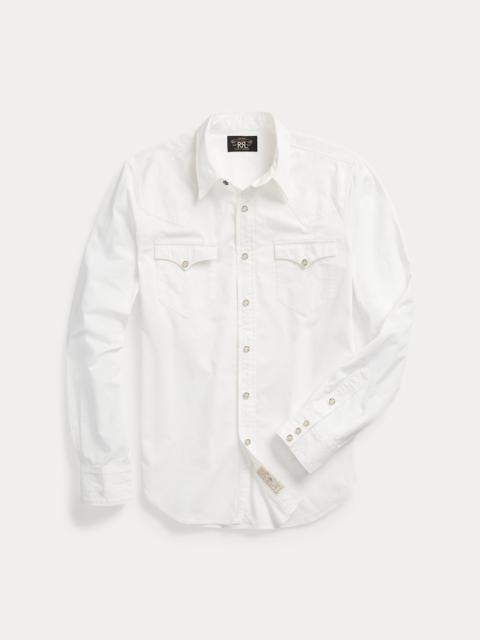 RRL by Ralph Lauren Slim Fit Poplin Western Shirt