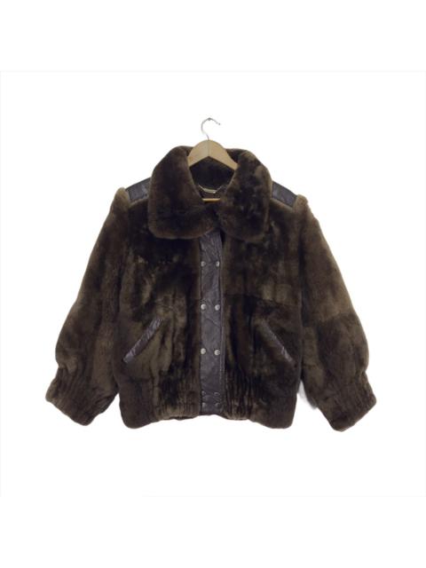 Vintage - Vintage J.C.De Castelbajac Fur Leathers Button Jacket