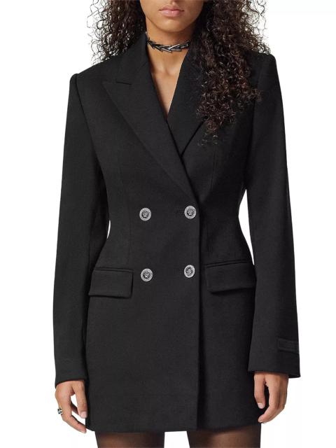 VERSACE Open Back Double Breasted Jacket