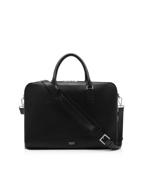 TOM FORD GRAIN LEATHER MINIMAL BRIEFCASE