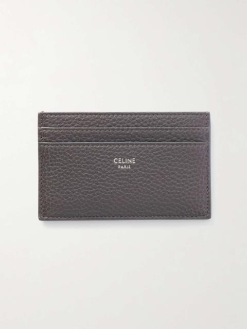 Logo-Detailed Full-Grain Leather Cardholder