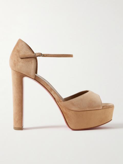 Christian Louboutin Sandaloo Suede Sandals