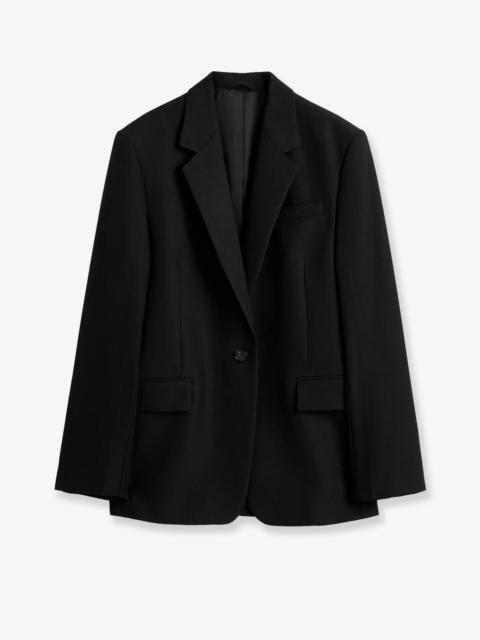 TOTEME Toteme Tailored Wool Blend Blazer Black