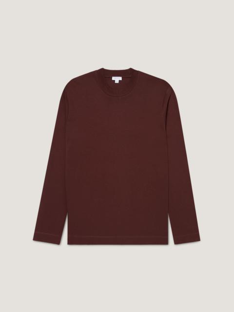 Sunspel Long Sleeve Heavyweight T‑shirt