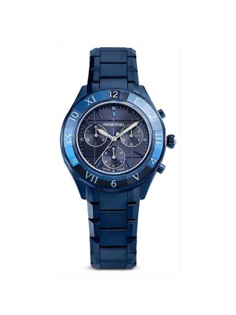 Other Designers Swarovski Dextera Chronograph Quartz Blue Dial Ladies Watch 5715457