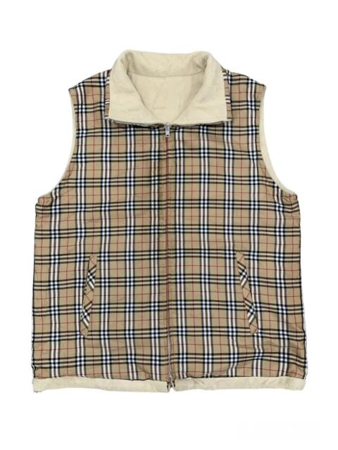 Burberry Reversible Checkered Burberry Golf Vest