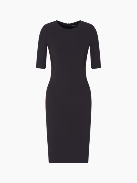 GIORGIO ARMANI STRETCH VIRGIN WOOL TUBE DRESS