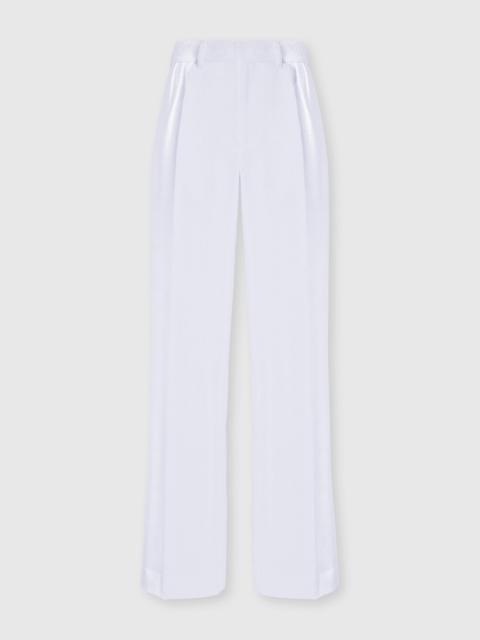 Missoni Tone-on-Tone Zigzag Cotton and Viscose Classic Trousers