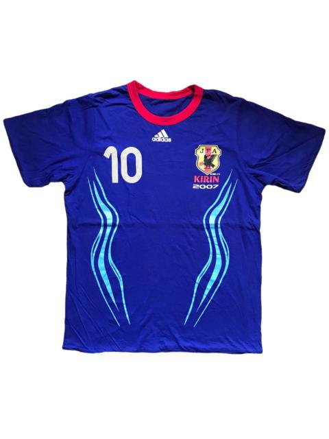 adidas VINTAGE 2007 REVERSIBLE JFA T-SHIRT NO 10 BY ADIDAS / KIRIN
