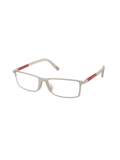 Prada Prada Linea Rossa Demo Rectangular Men's Eyeglasses PS 53QV 18X1O1 55