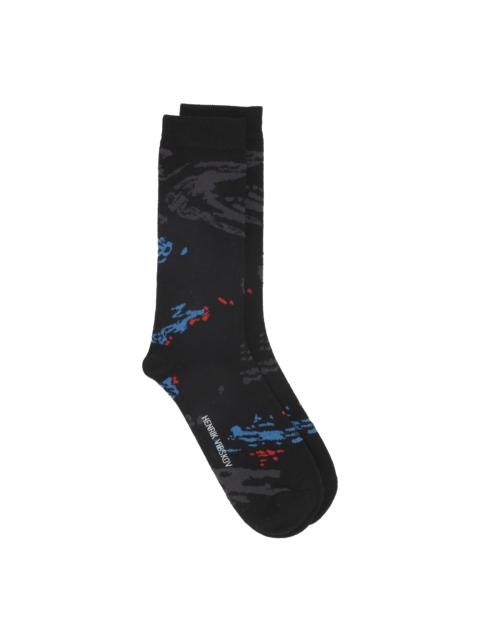 HENRIK VIBSKOV DARK FIREWORKS SOCKS - DARK FIREWORKS