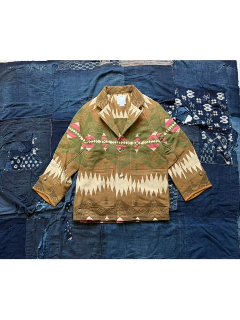 visvim VISVIM 23SS HOPILAND COAT NATIVE BLANKET khaki