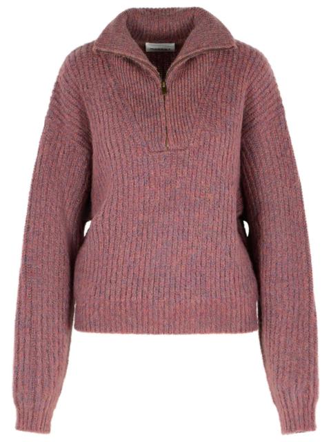 Isabel Marant Étoile Isabel Marant Etoile Mallow Mohair Blend Sweater Bordeaux