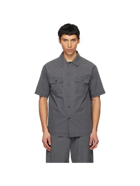 MM6 Maison Margiela Gray Cotton Shirt