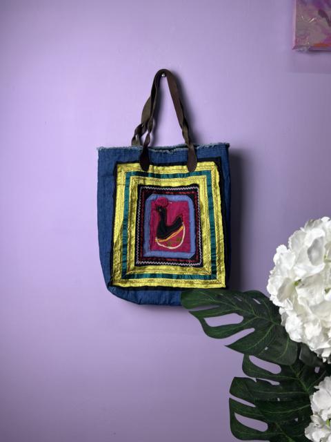 Other Designers Designer - 🔥Wafflish Waffle Boro Denim Tote Bags
