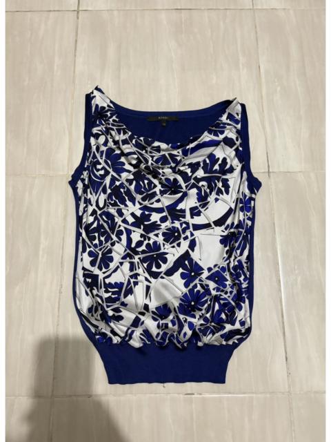 GUCCI GUCCI-FRIDA GIANNINI S/S 09 FLORAL COWLED SLEEVELESS