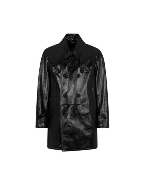 TOM FORD Tom Ford Leather Trench Coat in Medium