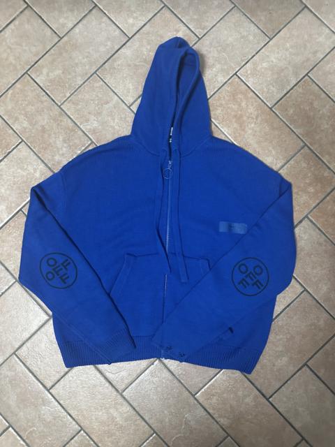 Off-White Off-White Zip Knitted Hoodie