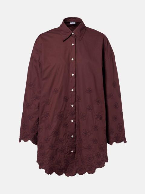 juliet dunn Embroidered cotton shirt